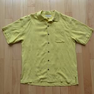 Tommy Bahama Silk Hawaiian Shirt Button Down Size M